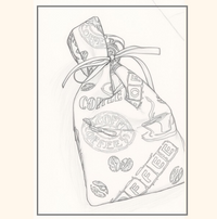 Flannel Presentation Gift Bag ... included free with Magnet 9-Pack